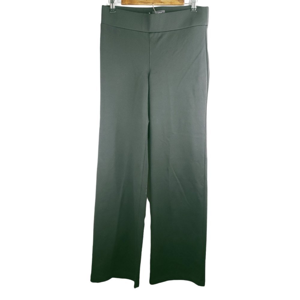 NYDJ Ponte Knit Dress Pants Size 6 Lift Tuck Black Stretch Pull On